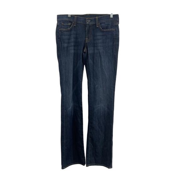 7 For All Mankind Dark Blue Jeans Size 30 Women's - Picture 2 of 10